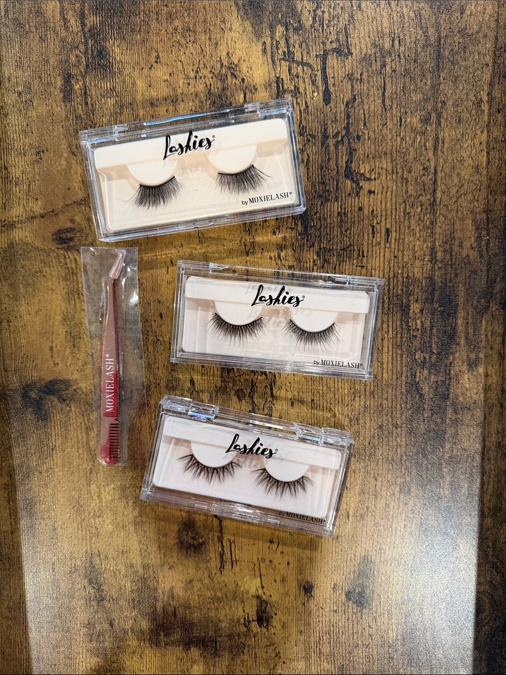 Lashies False Eyelashes in Natural Black by MoxieLash